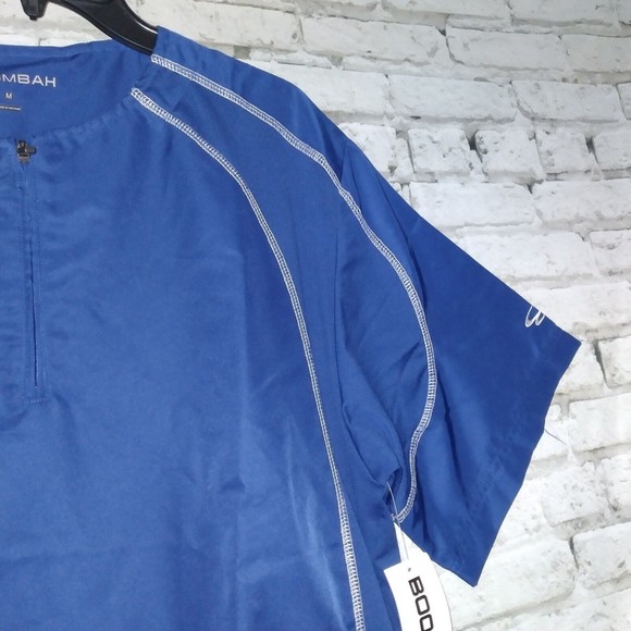 Boombah Softball Baseball Jersey Shirt Mens Medium Blue Moisture Wicking - Picture 3 of 9